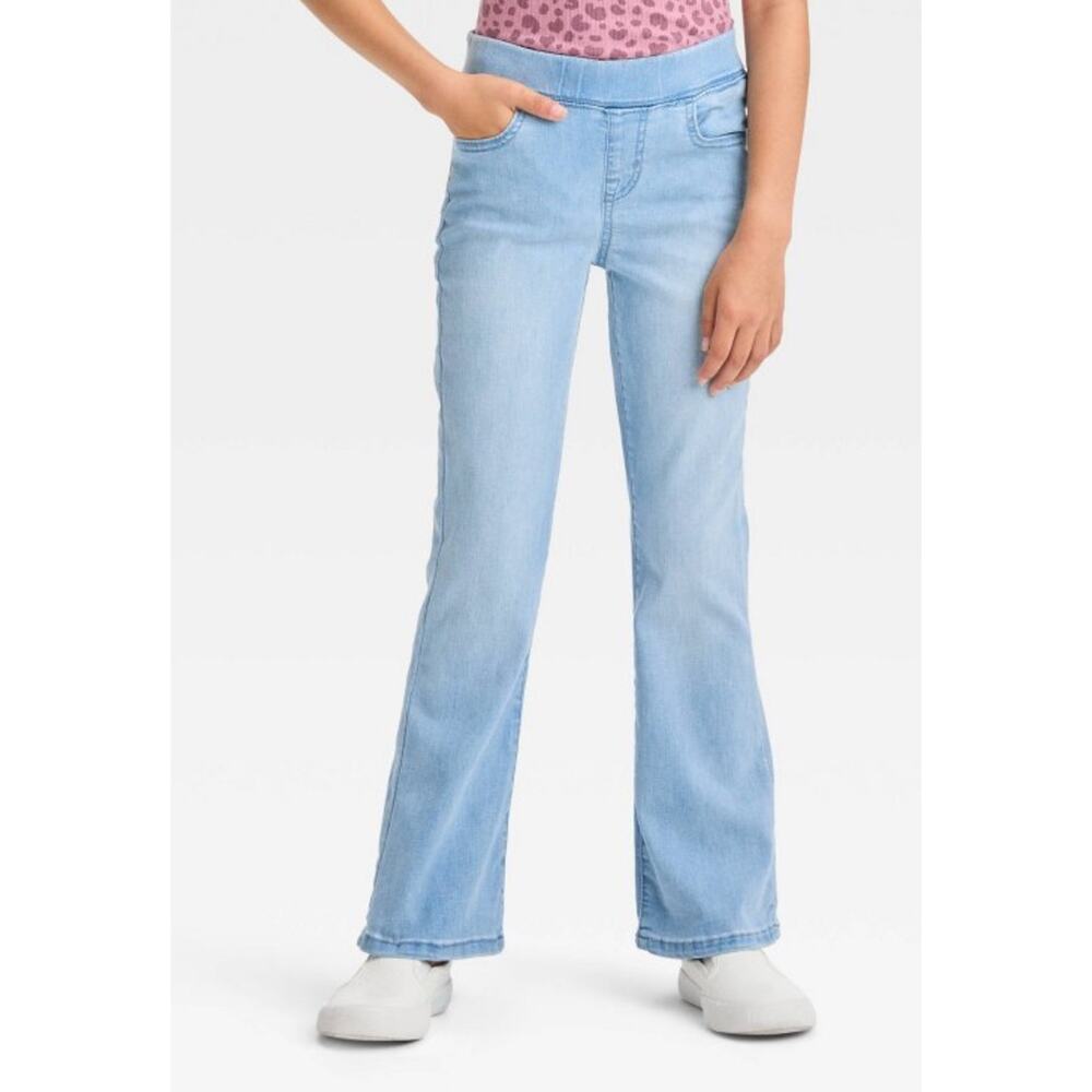 Cat & Jack Girls  Size 14 Plus Flare Mid-Rise Pull-On Waist Cotton/poly/elastine